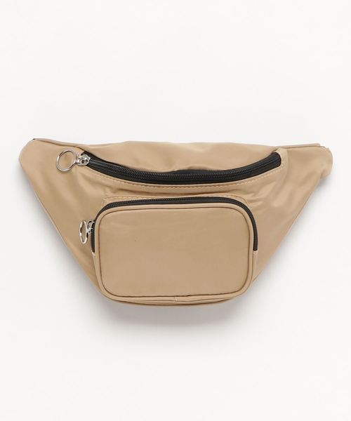 WEGO(ウィゴー)の「WEGO/リングZIPウエストバッグ(ボディバッグ/ウエストポーチ・レディース・ベージュ/ブラック/オレンジ/その他1・FREE)」の10枚目の写真