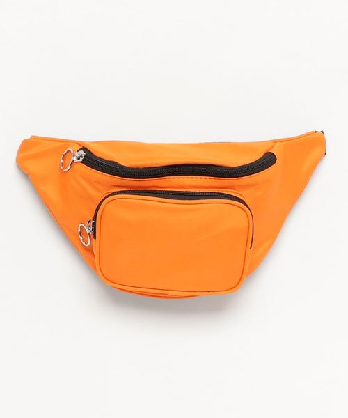 WEGO(ウィゴー)の「WEGO/リングZIPウエストバッグ(ボディバッグ/ウエストポーチ・レディース・ベージュ/ブラック/オレンジ/その他1・FREE)」の9枚目の写真