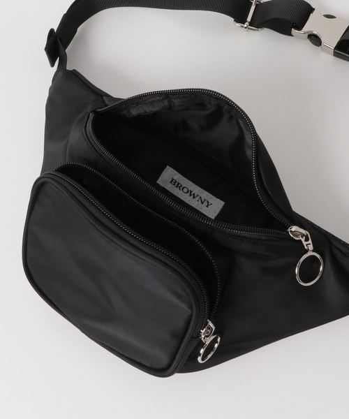 WEGO(ウィゴー)の「WEGO/リングZIPウエストバッグ(ボディバッグ/ウエストポーチ・レディース・ベージュ/ブラック/オレンジ/その他1・FREE)」の7枚目の写真