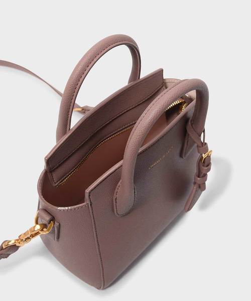 CHARLES & KEITH バッグ Buy Charles & Keith Metal Push Lock Front Flap Cross Body