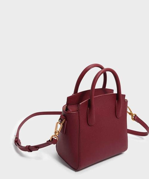 CHARLES & KEITH(チャールズ & キース)の「トップハンドルストラクチャーバッグ / TOP HANDLE STRUCTURED BAG(トートバッグ・レディース・ブラック/サックスブルー/マルーン/ブルー系その他4・M)」の20枚目の写真