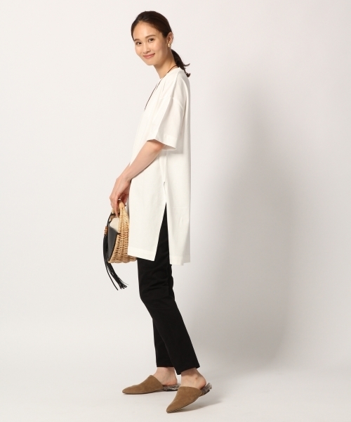 GLOBAL WORK（グローバルワーク）の「ストレッチスティックパンツ/797461（その他パンツ・レディース・ブラック/カーキ/ネイビー/ベージュ・X-LARGE/SMALL/MEDIUM/LARGE）」の5枚目の写真