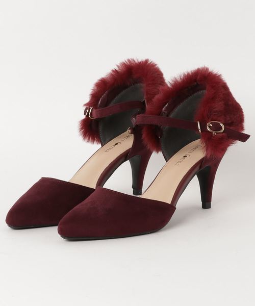 form forma（フォルムフォルマ）の「アーモンドトゥ　ファー付き4WAYパンプス（パンプス・レディース・ブラック/グレー/バーガンディー・36h/37h）」の16枚目の写真