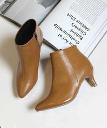 AmiAmi | ★新色追加して再販★サイドファスナー付きシンプルショートブーツ/6.5cmヒール(ブーツ)