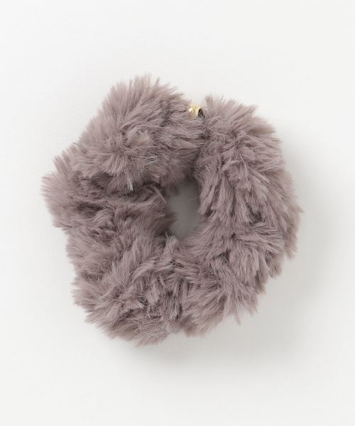 AZUL by moussy（アズールバイマウジー）の「2WAYシュシュ（シュシュ・レディース・ブラック/グレー・FREE）」の2枚目の写真