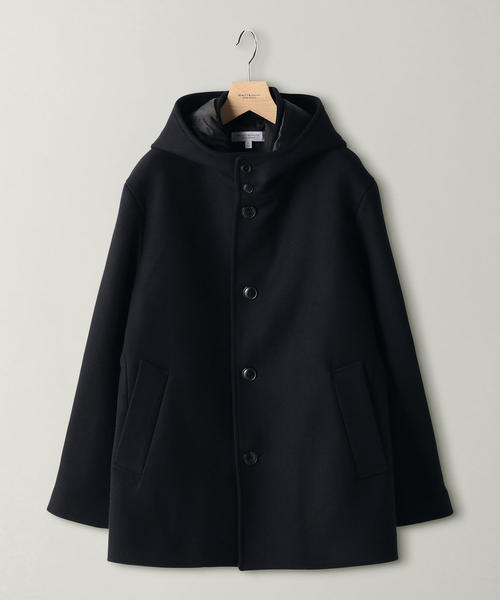 BEAUTY&YOUTH メルトン フード コート BEAUTY&YOUTH UNITED ARROWS（ビューティーアンドユースユナイテッド