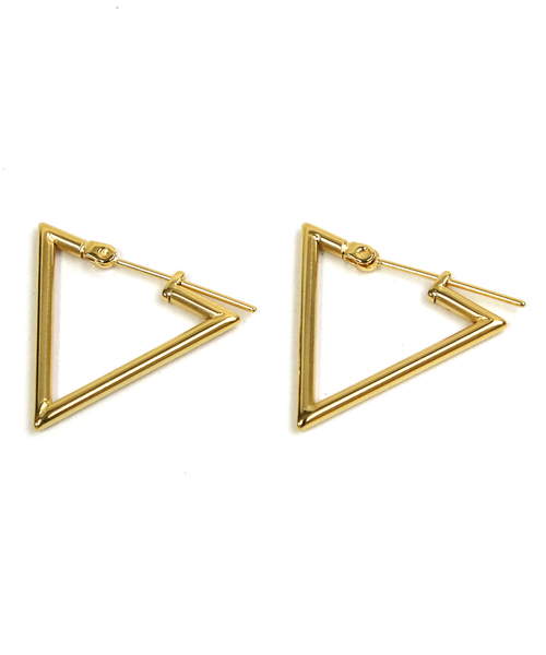 YArKA（ヤーカ）の「【YArKA/ヤーカ】stainless series triangle pierce/ステンレス トライアングルピアス（ピアス（両耳用）・レディース・ゴールド/シルバー/ブラック・FREE）」の6枚目の写真