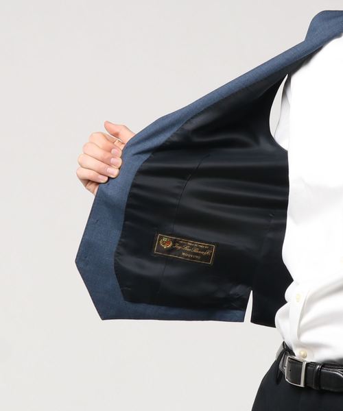SHIPS(シップス)の「SD: 【LORO PIANA社製MOVING生地】メランジ ベスト(ネイビー)(ベスト・メンズ・ネイビー・SMALL/MEDIUM/LARGE/X-LARGE)」の3枚目の写真
