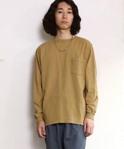 Goodwear(Since1983)(グッドウェア)の「【MADE IN USA】L/S POCKET TEE / ロングスリーブポケットT SALE(Tシャツ/カットソー・メンズ・ホワイト/チャコールグレー/ブラック/ネイビー/ブルーグラス/ブラック系その他/ナチュラル/パープル系その他/ピンク系その他/杢グレー/ダークオリーブ/ベージュ系その他/グリーン系その他/ブラウン系その他/マスタード/レッド系その他/グレー系その他/ブルー系その他/レモンイエロー/レッド系その他2/オリーブ/グレイッシュベージュ/ブルー系その他2/ライトグリーン/ブラウン系その他2/ボルドー/オレンジ系その他/ブラウン/ブルー系その他3/グリーン系その他2/ライトグレー系/パープル系その他2/セージグリーン/ベージュ系その他2/オレンジ系その他2/ピンク系その他2/ブラウン系その他3/ブラウン系その他4/バーガンディー・SMALL/MEDIUM/LARGE/X-LARGE)」の14枚目の写真