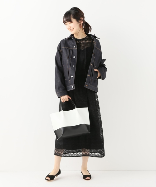 La TOTALITE（ラトータリテ）の「T.YAMAI PARIS デニムジャケット◆（デニムジャケット・レディース・ネイビー・FREE）」の2枚目の写真