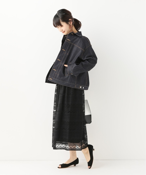 La TOTALITE（ラトータリテ）の「T.YAMAI PARIS デニムジャケット◆（デニムジャケット・レディース・ネイビー・FREE）」の4枚目の写真