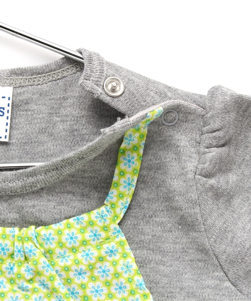 SHIPS(シップス)の「SHIPS KIDS:フラワー スカート ロンパース(ロンパース・キッズ・ライトグリーン/ネイビー・70/80)」の6枚目の写真