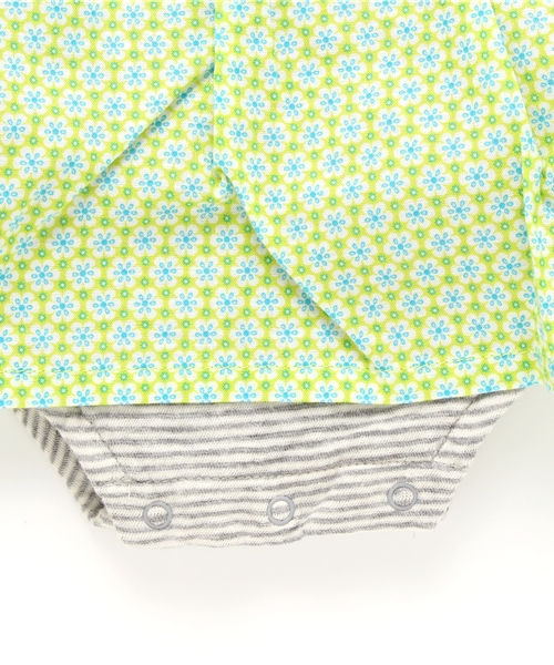 SHIPS(シップス)の「SHIPS KIDS:フラワー スカート ロンパース(ロンパース・キッズ・ライトグリーン/ネイビー・70/80)」の8枚目の写真