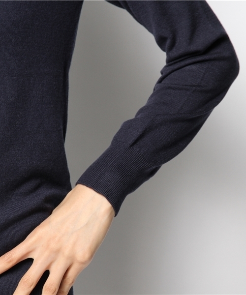 DISCOAT（ディスコート）の「【Discoat】メタル釦カーディガン（カーディガン/ボレロ・レディース・ホワイト系その他/レモンイエロー/オフホワイト/ブラック系その他/ネイビー・ﾌﾘ-）」の11枚目の写真