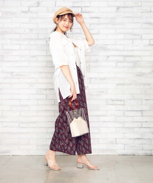 WEGO（ウィゴー）の「WEGO/ペイズリーワイドパンツ（スラックス・レディース・その他1/その他2・FREE）」の8枚目の写真