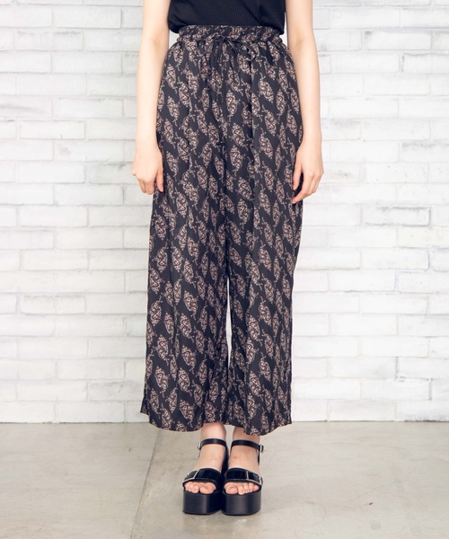 WEGO（ウィゴー）の「WEGO/ペイズリーワイドパンツ（スラックス・レディース・その他1/その他2・FREE）」の9枚目の写真
