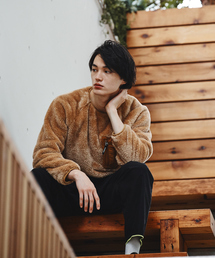 【別注/展開店舗限定】Russell ラッセル　フリース クルーネック