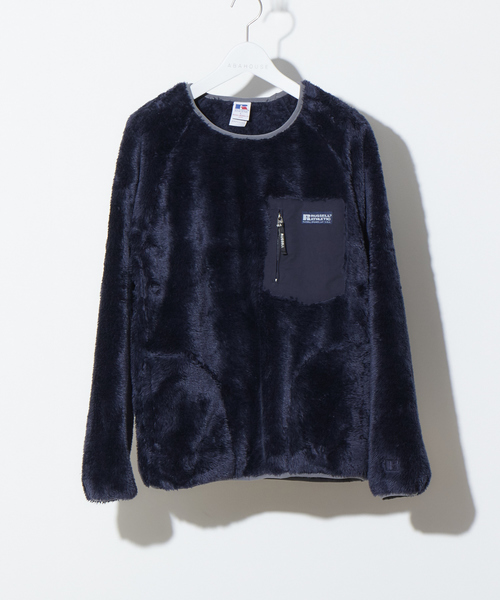 Russell Athletic(ラッセルアスレティック)の「【別注/展開店舗限定】Russell ラッセル フリース クルーネック(スウェット・メンズ・グレー/キャメル/ネイビー・46/48)」の6枚目の写真