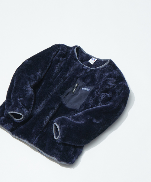 Russell Athletic(ラッセルアスレティック)の「【別注/展開店舗限定】Russell ラッセル フリース クルーネック(スウェット・メンズ・グレー/キャメル/ネイビー・46/48)」の4枚目の写真