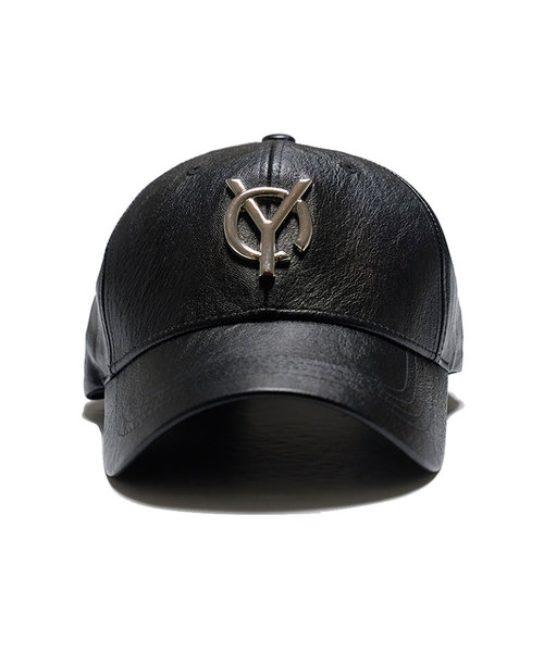 OY（オーワイ）の「ロゴフェイクレザーCAP/キャップ（キャップ