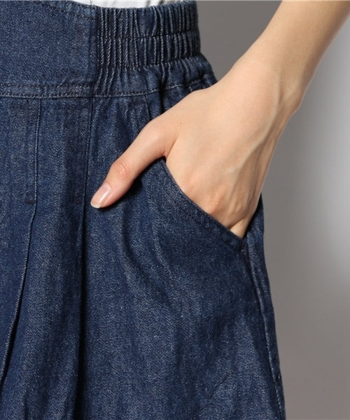 WEGO（ウィゴー）の「WEGO/ボリュームキュロット（その他パンツ・レディース・ホワイト/インディゴブルー/ストライプ・FREE）」の4枚目の写真