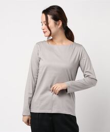 KOBE LETTUCE | ［Vネック/ボートネック］スムースカットソートップス(Tシャツ/カットソー)