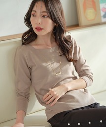 ベージュ Vネック 長袖カットソー wjk】basic V-neck L-S V-ネックカットソー(7879 js01e