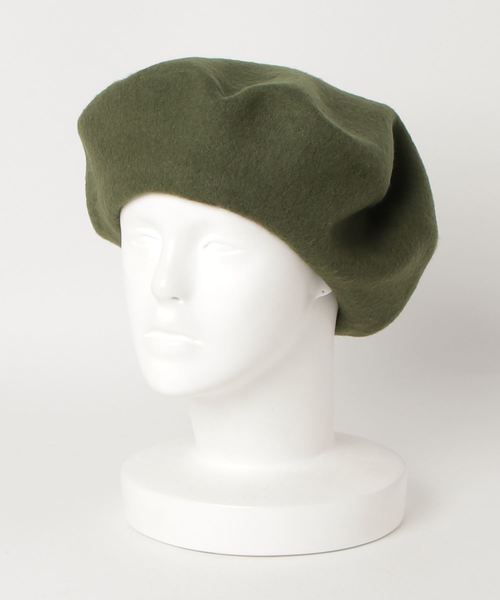 セール Jaburo ウール ビッグベレー帽 ハンチング ベレー帽 Jaburo ジャブロー のファッション通販 Zozotown