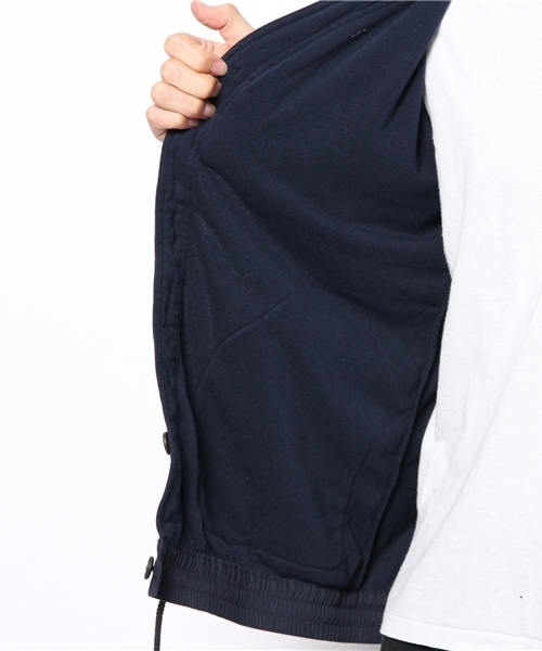 AMERICAN RAG CIE（アメリカンラグシー）の「AMERICAN RAG CIE パイルコーチカーディガン 108-ANB-M141-CT104∴（カーディガン/ボレロ・メンズ・ベージュ/ネイビー・1/2）」の5枚目の写真