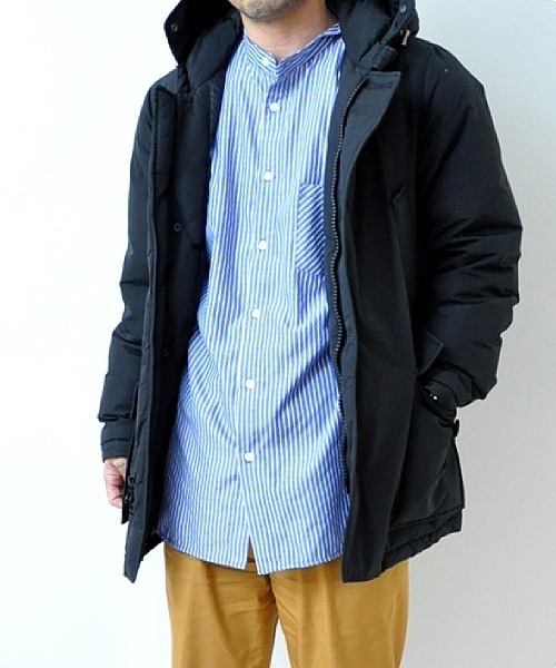 UP START（アップスタート）の「バンドカラービッグシルエットシャツ（シャツ/ブラウス・メンズ・ブラック/オフホワイト/グレー系その他/ベージュ系その他/ブルー系その他/ピンク系その他・MEDIUM/LARGE）」の18枚目の写真