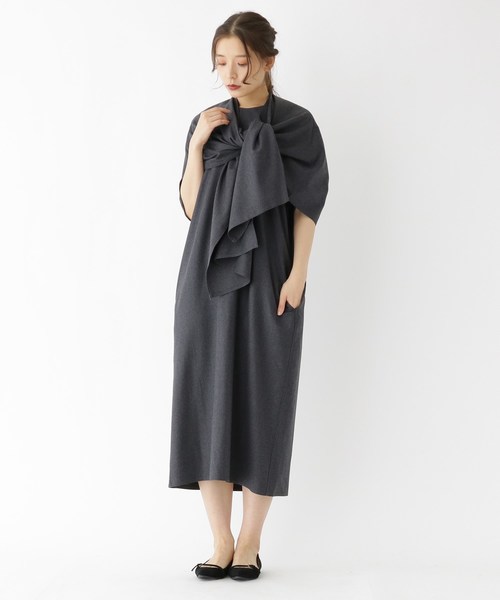 SOFIE D’HOORE ソフィードール / ケープ付きデザインワンピース SOFIE D'HOORE ソフィードール / ケープ付きデザインワンピース 【公式