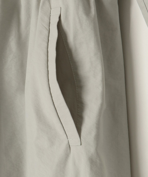 ikka（イッカ）の「ワンピコート（シャツワンピース・レディース・ベージュ/グレー/カーキオリーブ・M/L）」の9枚目の写真