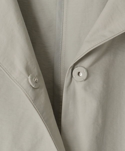 ikka（イッカ）の「ワンピコート（シャツワンピース・レディース・ベージュ/グレー/カーキオリーブ・M/L）」の10枚目の写真