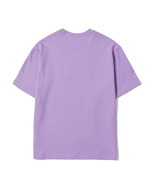 muahmuah（ムーアムーア）の「『muah muah』LOWER PRINTING HALF  T-SHIRT/ブランド英字ロゴ オーバーサイズ半袖Tシャツ/カットソー（Tシャツ/カットソー・レディース・ホワイト/ブラック/ブルー/マスタード/ライトパープル/パープル・FREE）」の19枚目の写真