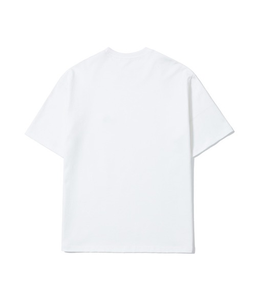 muahmuah（ムーアムーア）の「『muah muah』LOWER PRINTING HALF  T-SHIRT/ブランド英字ロゴ オーバーサイズ半袖Tシャツ/カットソー（Tシャツ/カットソー・レディース・ホワイト/ブラック/ブルー/マスタード/ライトパープル/パープル・FREE）」の21枚目の写真