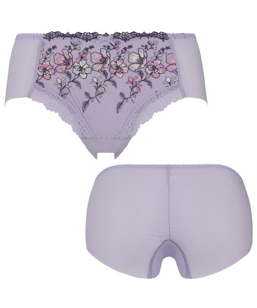 Triumph（トリンプ）の「天使のブラ 魔法のハリ感509 ボーイズレングス TR509 PT（ショーツ・レディース・ブラック/パープル/ピンク/イエロー・M/L）」の10枚目の写真