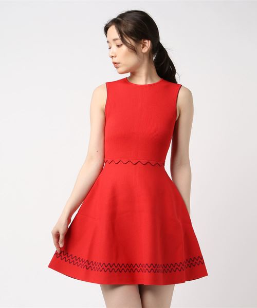Ted Baker(テッドベーカー)の「CLOEEI(ワンピース)」|レッド