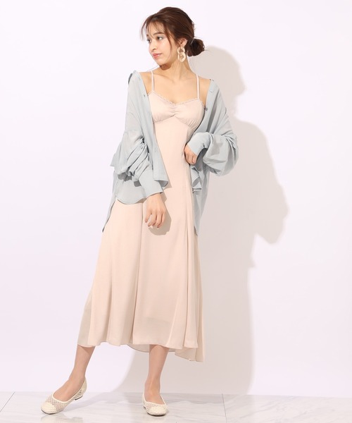 one after another NICE CLAUP(ワンアフターアナザーナイスクラップ)の「バックプリーツシャツ(シャツ/ブラウス・レディース・ライトグレー/オフホワイト/サックスブルー/アイボリー・FREE)」の21枚目の写真