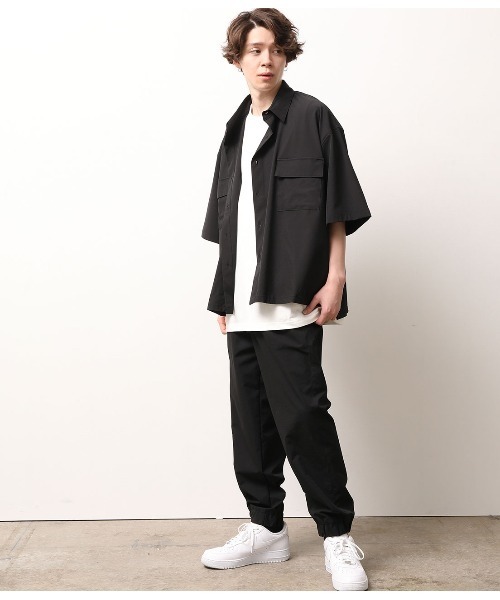 JUNRED(ジュンレッド)の「【AIR DRY/エアドライ】モンスタービッグシャツ【SETUP可能】(シャツ/ブラウス・メンズ・ブラック/ダークブラウン/ベージュ・M/L)」の22枚目の写真