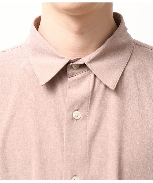 JUNRED(ジュンレッド)の「【AIR DRY/エアドライ】モンスタービッグシャツ【SETUP可能】(シャツ/ブラウス・メンズ・ブラック/ダークブラウン/ベージュ・M/L)」の7枚目の写真