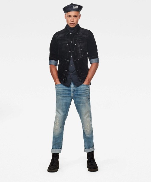 G-STAR（ジースター）の「Scutar Slim Jacket（デニムジャケット・メンズ・ブラック・SMALL/MEDIUM/LARGE/X-SMALL/XX-SMALL）」の4枚目の写真