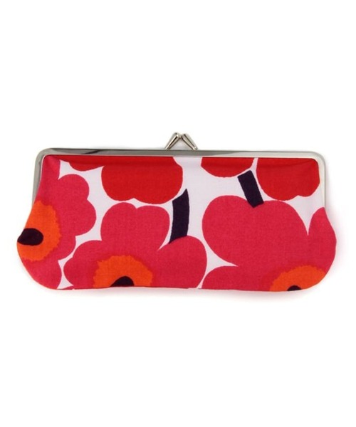 marimekko(マリメッコ)の「Mini Unikko/silmalasi kukkaro(ポーチ・レディース・ブラック/レッド/イエロー/レッド系その他・FREE)」の1枚目の写真