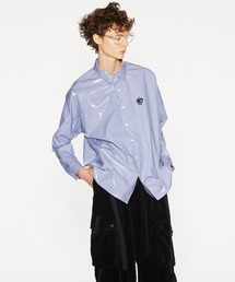 SHAREEF | LAMINATE STRIPE L/S SHIRTS(シャツ/ブラウス)