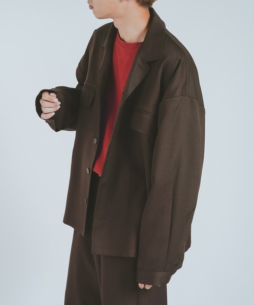 epnok(エプノック)の「ツイルオーバーサイズCPOブルゾン(SET UP)(ブルゾン・メンズ・ダークグレー/ダークブラウン/ブラック・MEDIUM/LARGE)」の8枚目の写真