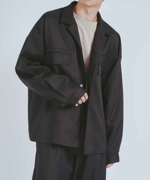 epnok(エプノック)の「ツイルオーバーサイズCPOブルゾン(SET UP)(ブルゾン・メンズ・ダークグレー/ダークブラウン/ブラック・MEDIUM/LARGE)」の17枚目の写真