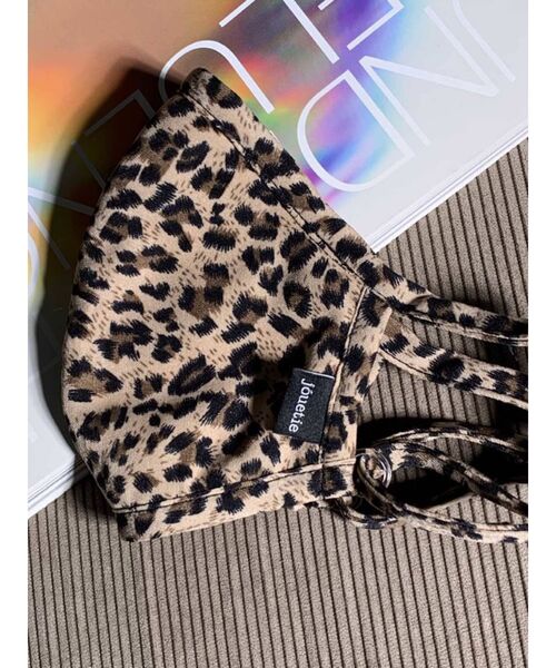 jouetie（ジュエティ）の「jouetieマスク（マスク・レディース・ブラック/ベージュ/パープル/オフホワイト/ブルー/アイボリー・FREE）」の4枚目の写真