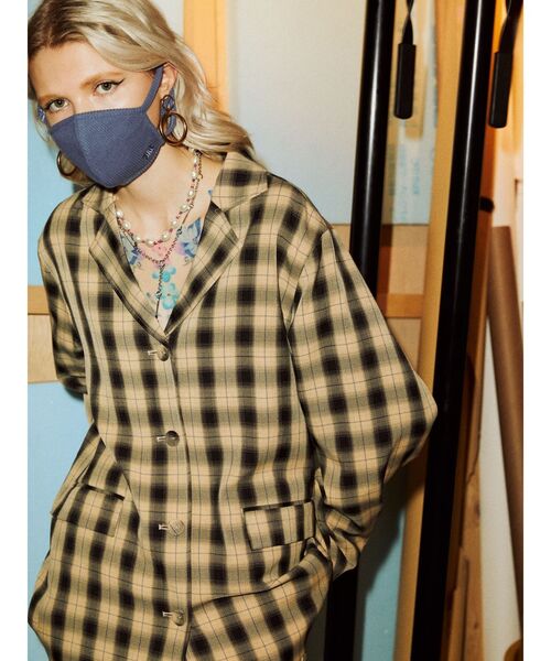 jouetie（ジュエティ）の「jouetieマスク（マスク・レディース・ブラック/ベージュ/パープル/オフホワイト/ブルー/アイボリー・FREE）」の17枚目の写真