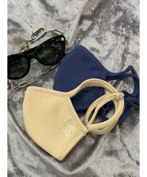 jouetie（ジュエティ）の「jouetieマスク（マスク・レディース・ブラック/ベージュ/パープル/オフホワイト/ブルー/アイボリー・FREE）」の18枚目の写真