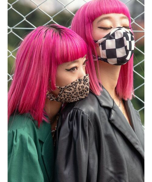 jouetie（ジュエティ）の「jouetieマスク（マスク・レディース・ブラック/ベージュ/パープル/オフホワイト/ブルー/アイボリー・FREE）」の9枚目の写真