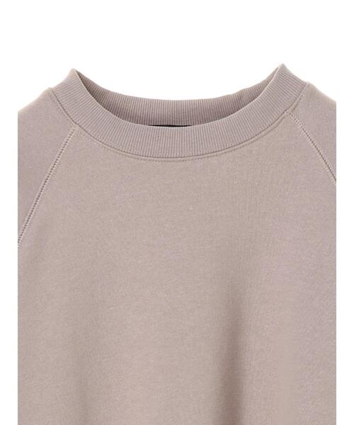 AMERICAN HOLIC(アメリカンホリック)の「サイドスリットラグラン裏毛チュニック *(Tシャツ/カットソー・レディース・チャコールグレー/ベージュ/サックスブルー/アイボリー/キャメル・FREE)」の10枚目の写真